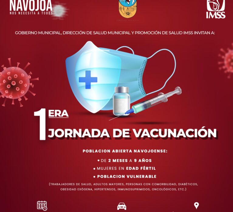 INVITAN A JORNADA DE VACUNACIÓN