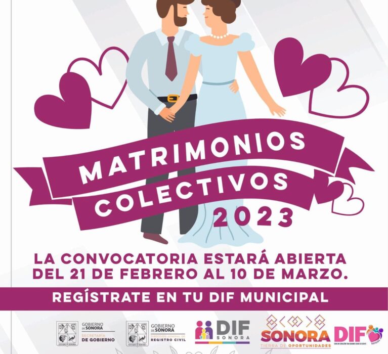 HABRÁ BODAS COLECTIVAS GRATUITAS EN NAVOJOA