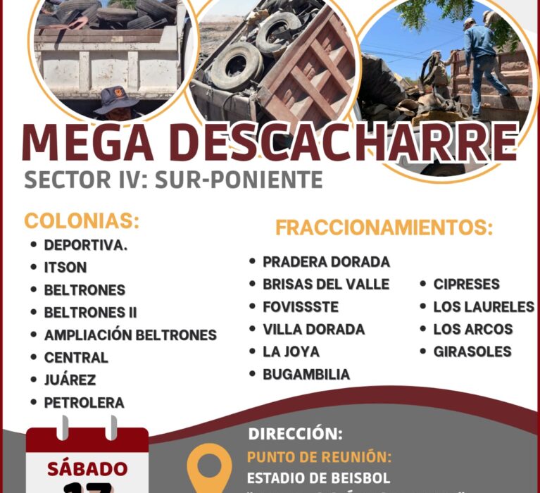 CERRARÁN FUERTE MEGA DESCACHARRE URBANO CON CUARTA JORNADA