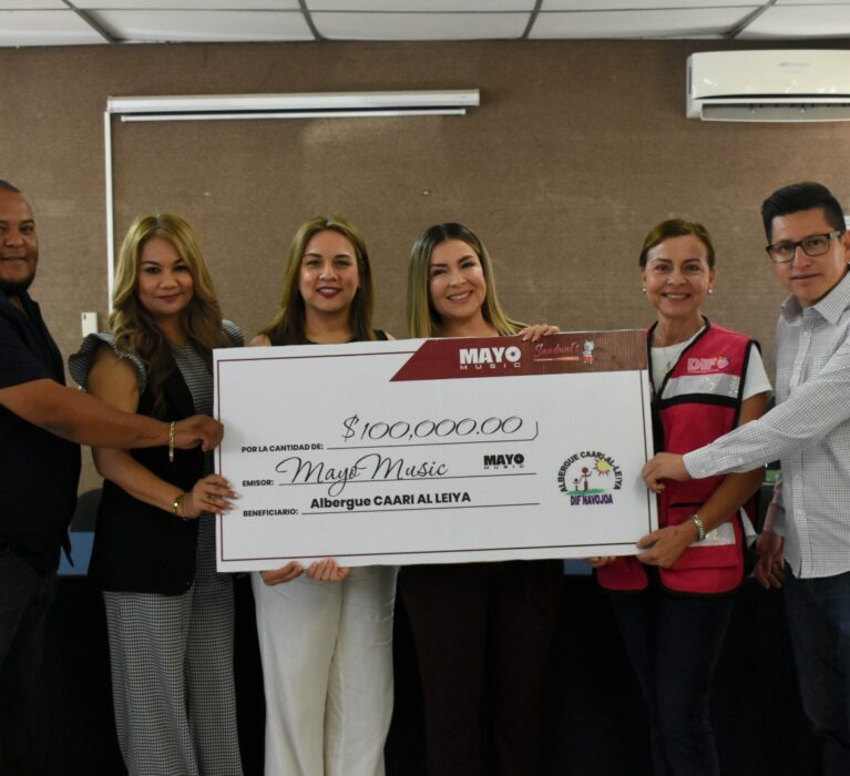 Recibe DIF Municipal donación de 200 mil pesos