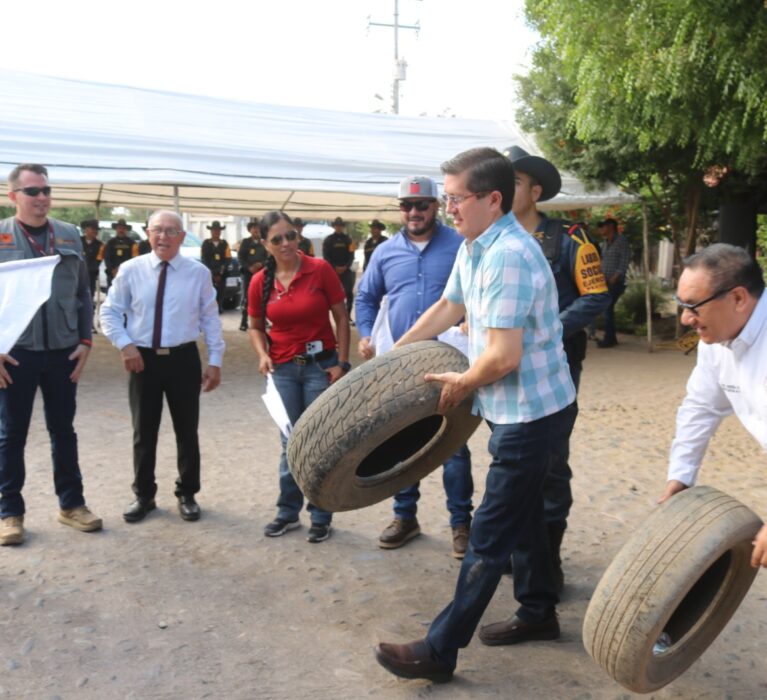 ARRANCA MEGA DESCACHARRE CONTRA EL DENGUE EN LAS COMUNIDADES RURALES