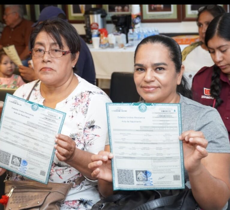 TIENEN 32 NAVOJOENSES ACTAS Y CERTIFICADOS CORRECTOS GRACIAS AL AYUNTAMIENTO