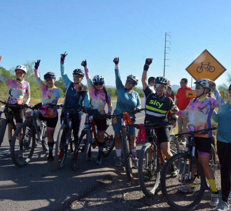 TRAMO DE CARRETERA NAVOJOA-ÁLAMOS CONTARÁ CON LETREROS EN FAVOR DE CICLISTAS