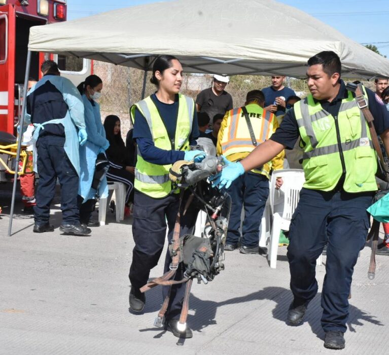 REALIZAN SIMULACRO ANUAL DE ATENCIÓN A EMERGENCIA QUÍMICA