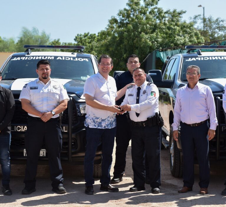 MÁS UNIDADES PARA FORTALECER LA SEGURIDAD PÚBLICA EN NAVOJOA.