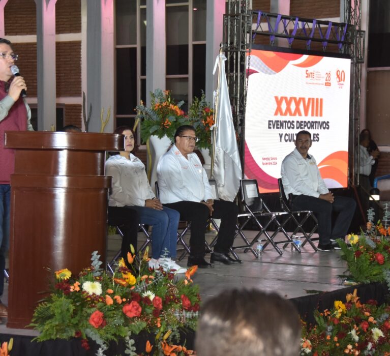 INAUGURA ELÍAS RETES LOS XXXVIII EVENTOS DEPORTIVOS Y CULTURALES DEL SNTE 28