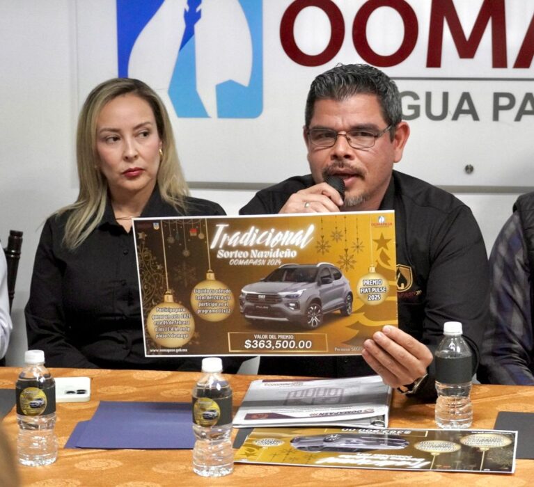 VUELVE OOMAPASN CON UN AUTOMÓVIL PARA EL TRADICIONAL SORTEO NAVIDEÑO 2024