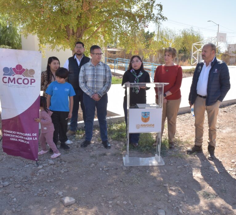 RECIBEN NAVOJOENSES CON BENEPLÁCITO OTRAS 3 OBRAS DEL AYUNTAMIENTO