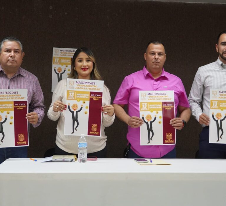 INVITAN A LA MAGNA CHARLA “DESDE ADENTRO HACIA LA FELICIDAD”