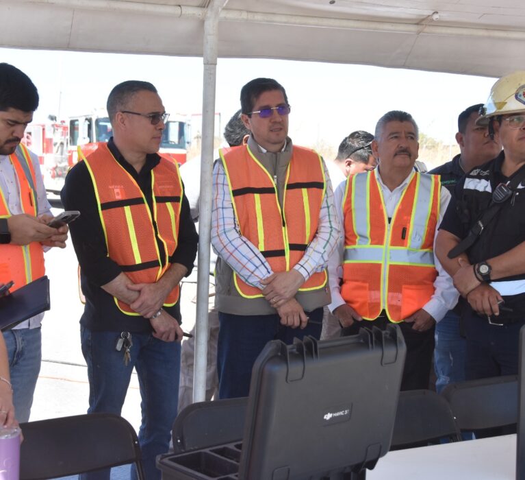 REALIZAN EN NAVOJOA MEGA SIMULACRO DE EMERGENCIA QUÍMICA