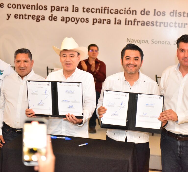 “ES UN DÍA HISTÓRICO PARA EL CAMPO EN SONORA”: DURAZO A PRODUCTORES EN ENTREGA DE APOYOS PARA TECNIFICACIÓN DE INFRAESTRUCTURA HIDROAGRÍCOLA EN VALLES