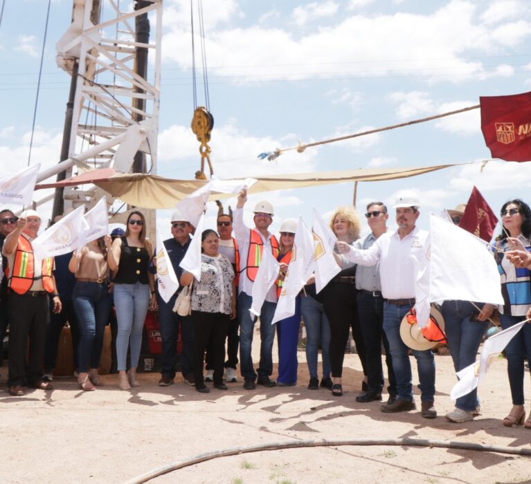 INICIA PERFORACIÓN DEL POZO “ESTADIO” PARA MEJORAR SUMINISTRO DE AGUA EN EL PONIENTE DE NAVOJOA
