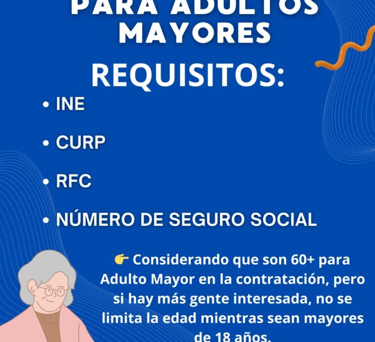 Celebrará DIF Y OXXO Feria del Empleo para Adultos Mayores