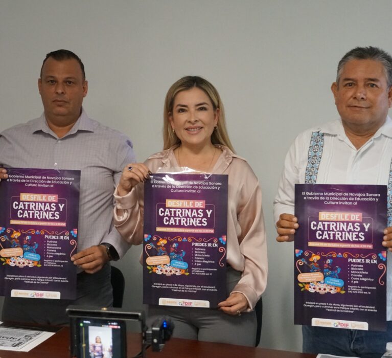SALDRÁN “CATRINAS Y CATRINES” A LAS CALLES DE NAVOJOA