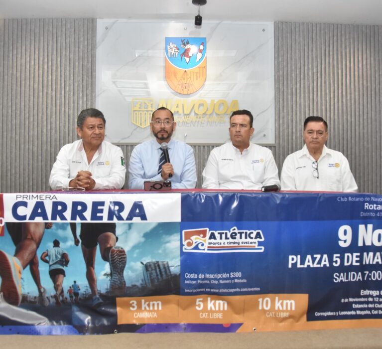INVITAN ROTARIOS A LA PRIMERA CARRERA “END POLIO” EN NAVOJOA