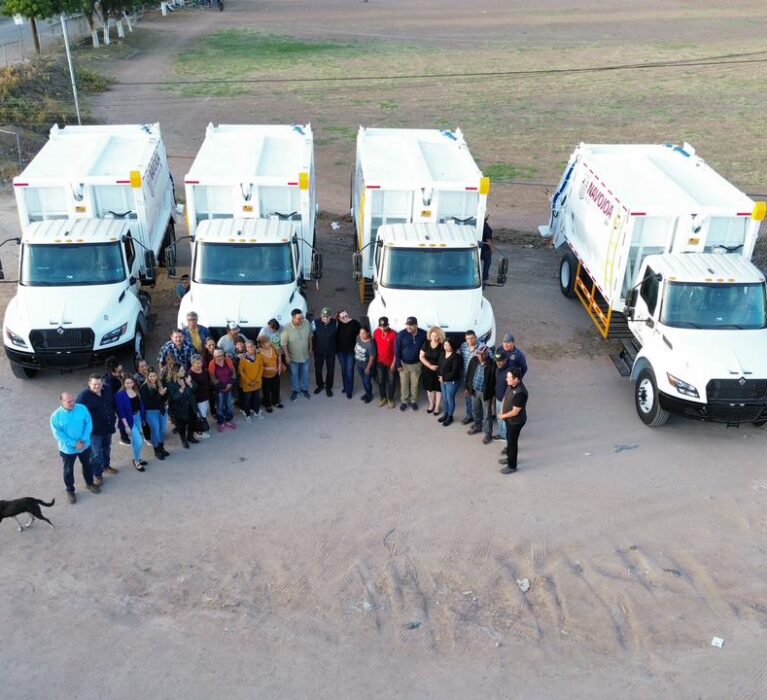 REFUERZAN CON 4 NUEVOS RECOLECTORES DE BASURA EQUIPAMIENTO A SERVICIOS PÚBLICOS