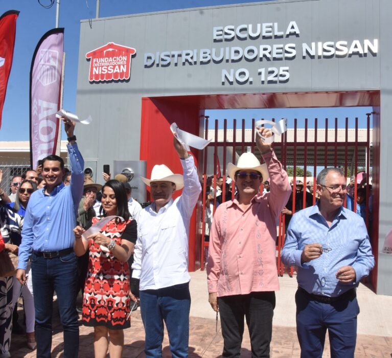INAUGURA FUNDACIÓN NISSAN ESCUELA “NUEVA CREACIÓN” EN NAVOJOA