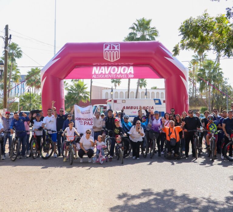 AREALIZAN “RODADA POR LA PAZ” EN NAVOJOA