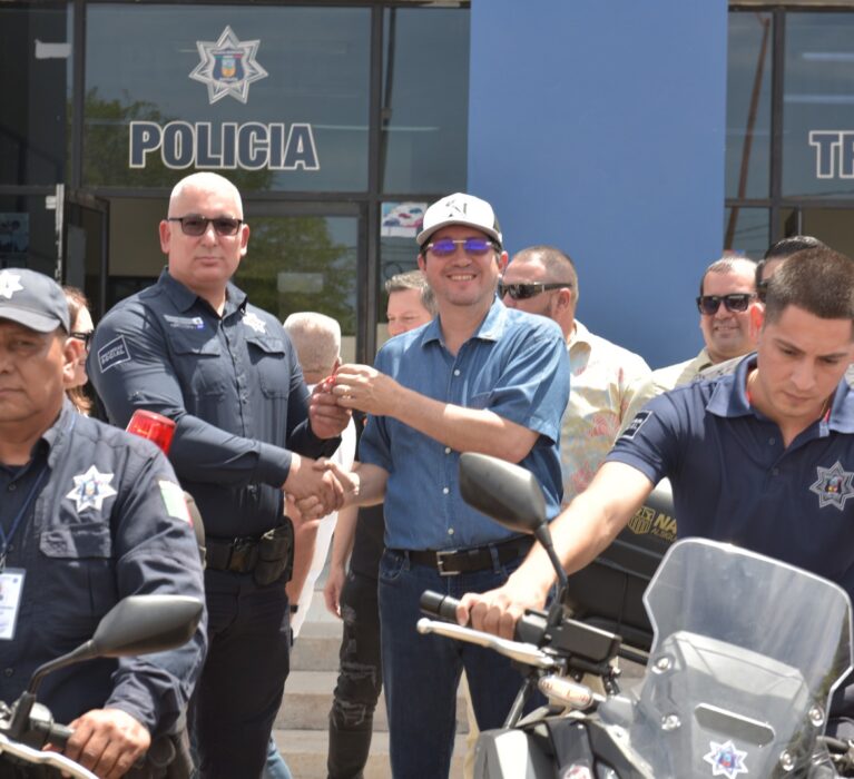 ESTRENA NAVOJOA 15 MOTO PATRULLAS PARA MÁS EFICIENTE SEGURIDAD A CIUDADANOS
