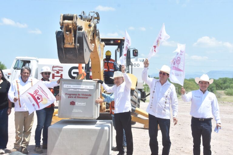 INICIA HISTÓRICA CONSTRUCCIÓN DE 4 MIL 600 VIVIENDAS PARA EL BIENESTAR EN NAVOJOA
