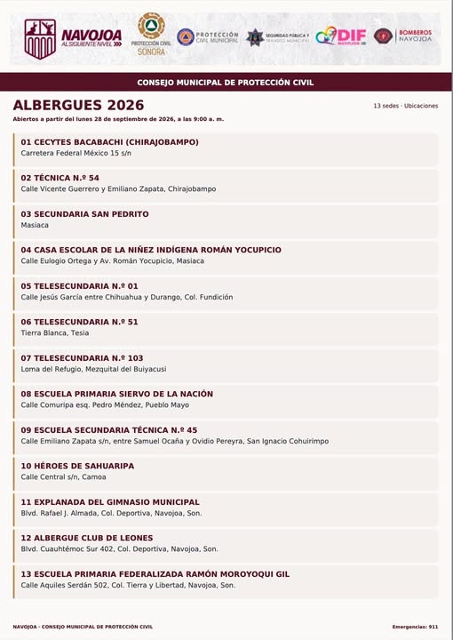 🌧️ Ante la llegada del huracán Polo, preparémonos.